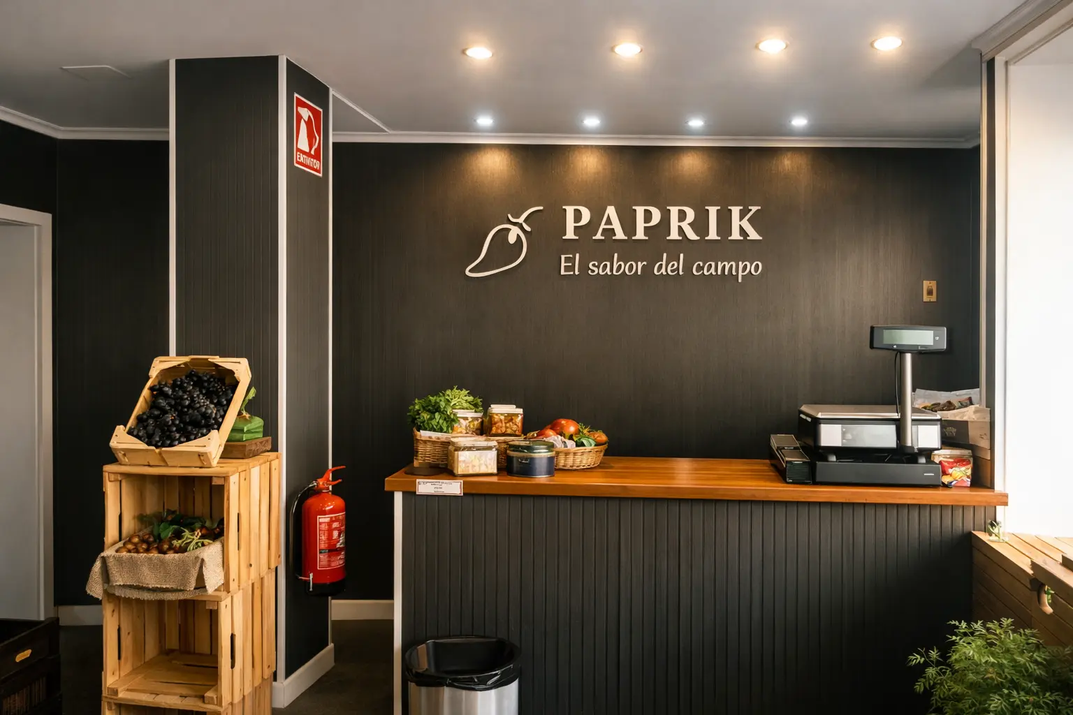 Interior tienda Paprik